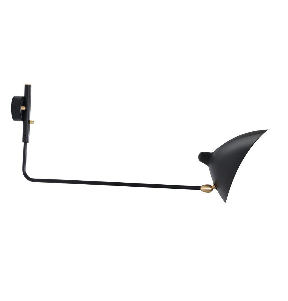 Sergio One Straight Arm Sconce Wall Lamp - GFURN