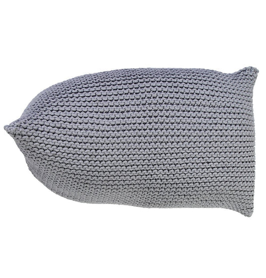 Handmade Knitted Beanbag | Glacier Gray - GFURN