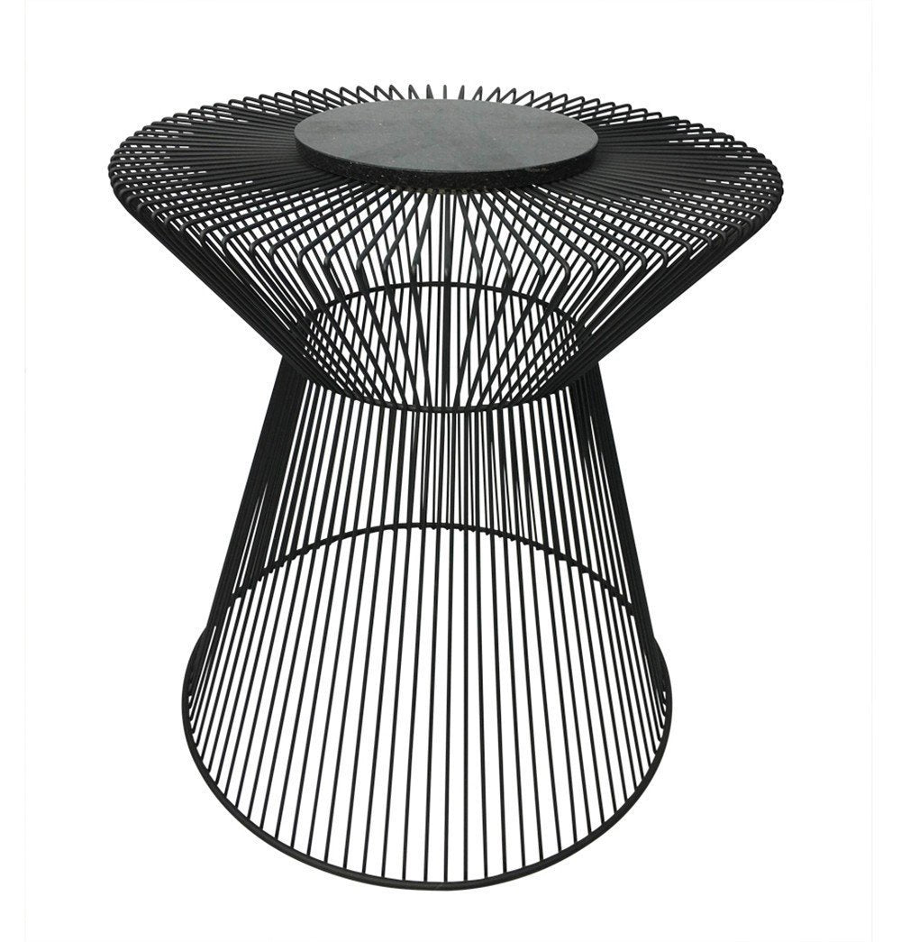 Modern Side Table - Indra Side Table w/ Marble Top