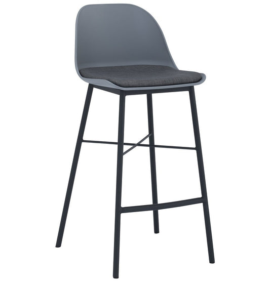 Laxmi Counter Stool - Grey - GFURN