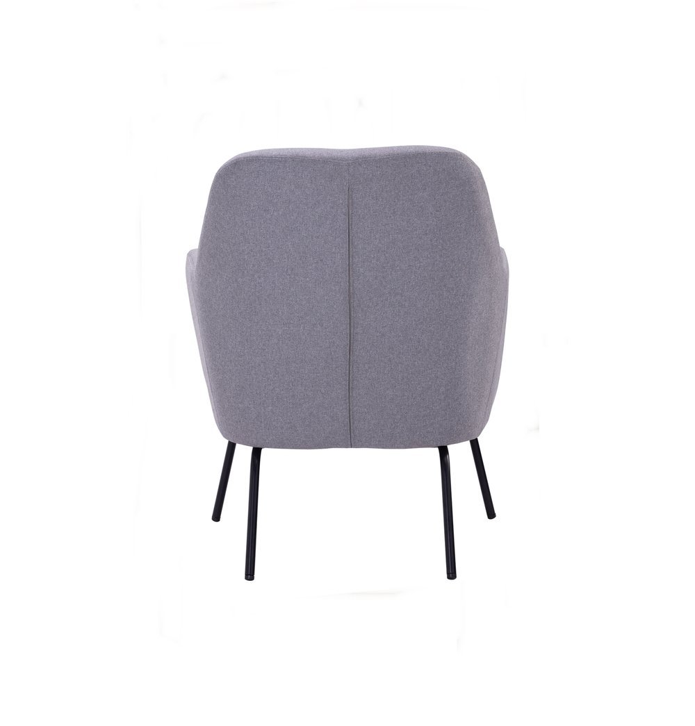 Lucian Lounge Chair - Pewter Grey - GFURN