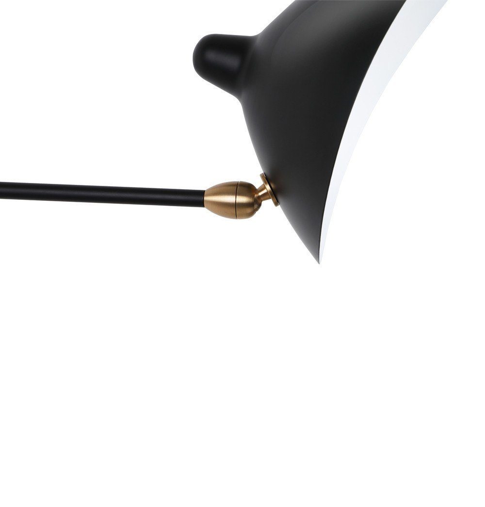 Sergio One Straight Arm Sconce Wall Lamp - GFURN