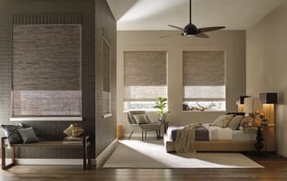 Hunter Douglas Blackout Blinds in Winnipeg Home